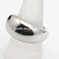 316L stainless steel chunky silver special women finger ring